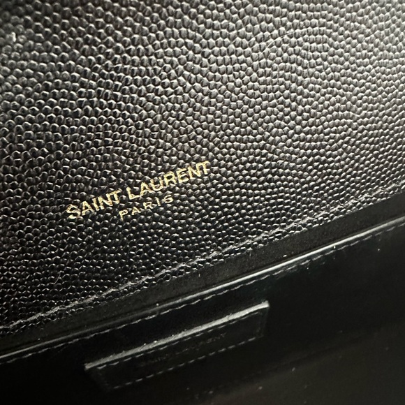 Yves Saint Laurent Black Crossbody with Gold Chain - Picture 3 of 11